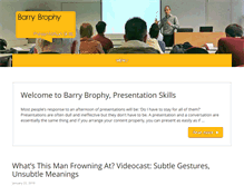Tablet Screenshot of barrybrophy.com